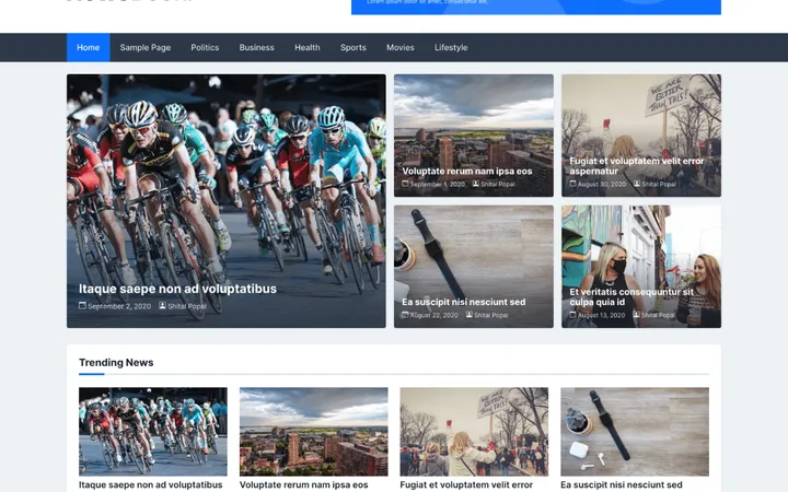 NewsBook — theme screenshot